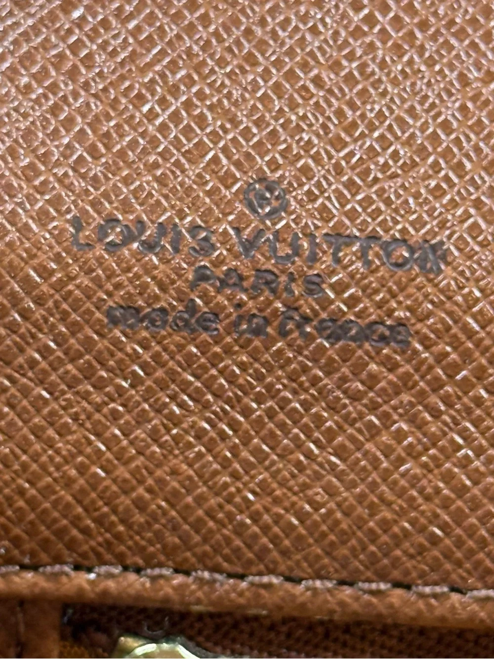 Louis Vuitton Monogram Foldover Clutch in Brown and Tan Leather Trim - Picture 10 of 16
